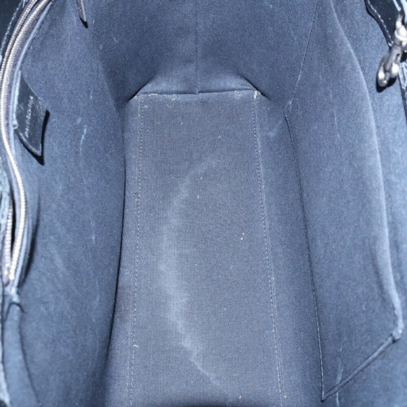 BALENCIAGA BB Monogram Medium Shopper Tote Bag Black - Picture 4 of 6